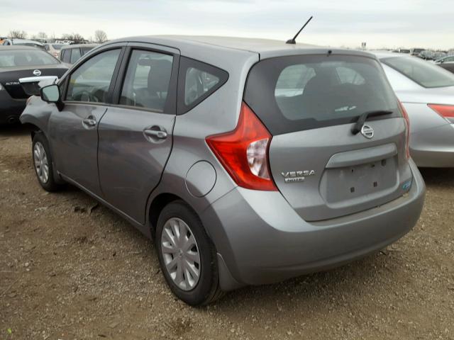 3N1CE2CP8FL360120 - 2015 NISSAN VERSA NOTE GRAY photo 3