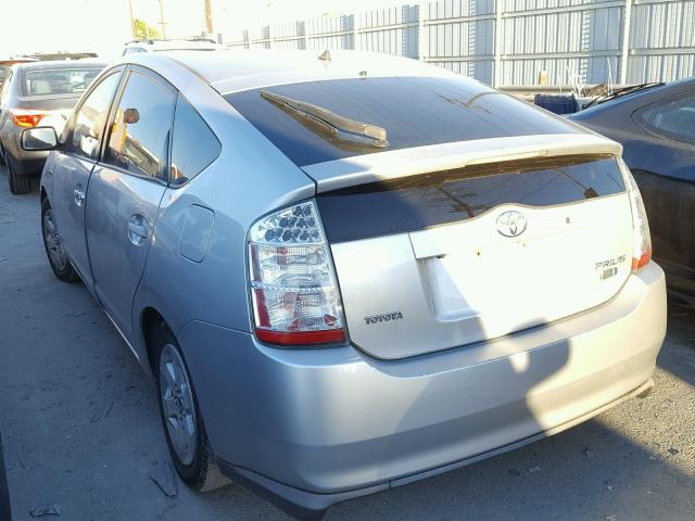 JTDKB20U377643865 - 2007 TOYOTA PRIUS SILVER photo 3