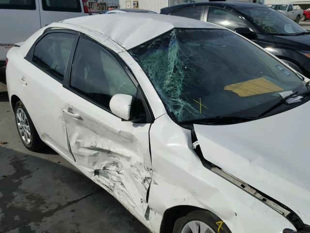 KNAFT4A24A5078694 - 2010 KIA FORTE LX WHITE photo 9