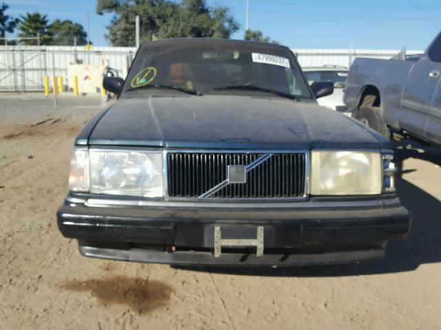 YV1AW881XN1936119 - 1992 VOLVO 240 GRAY photo 9