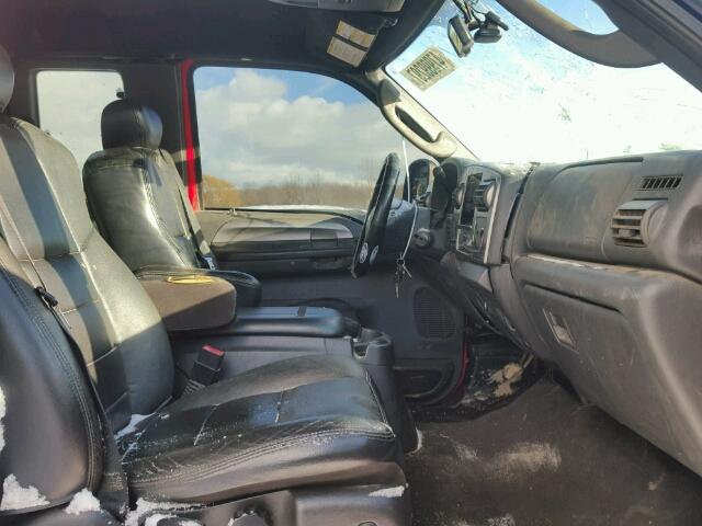 1FTWX31P67EA10239 - 2007 FORD F350 SRW S RED photo 5