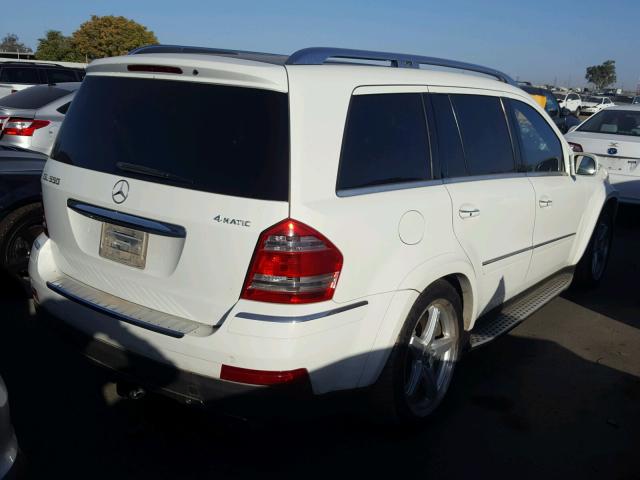 4JGBF86E08A370844 - 2008 MERCEDES-BENZ GL 550 4MA WHITE photo 4