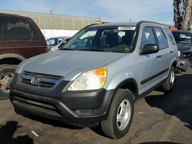 JHLRD68403C008904 - 2003 HONDA CR-V LX SILVER photo 2