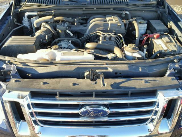 1FMEU74E27UB85448 - 2007 FORD EXPLORER E BLUE photo 7