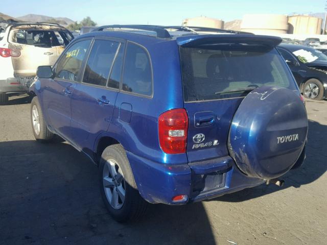 JTEGD20V640028316 - 2004 TOYOTA RAV4 BLUE photo 3