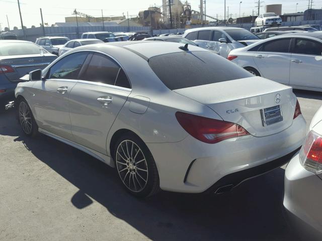 WDDSJ4EB0GN308229 - 2016 MERCEDES-BENZ CLA 250 WHITE photo 3