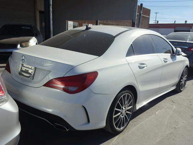 WDDSJ4EB0GN308229 - 2016 MERCEDES-BENZ CLA 250 WHITE photo 4