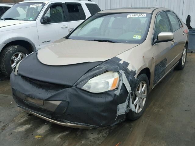 1HGCM665X4A049733 - 2004 HONDA ACCORD EX 金色 照片 2