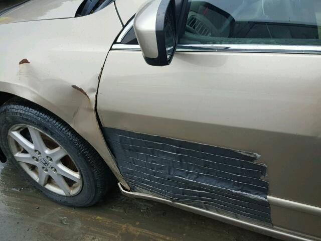 1HGCM665X4A049733 - 2004 HONDA ACCORD EX 金色 照片 9