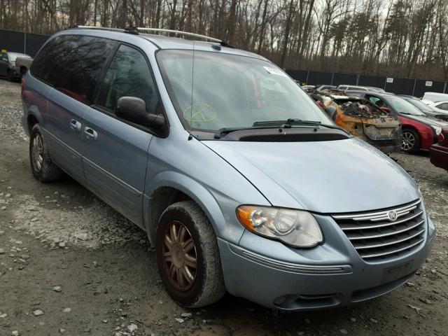 2C8GP64L95R473800 - 2005 CHRYSLER TOWN & COU BLUE photo 1