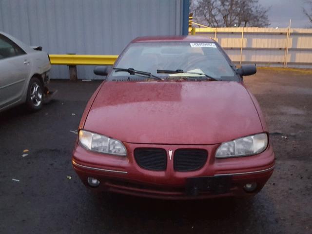 1G2NE52T7VM567810 - 1997 PONTIAC GRAND AM S RED photo 10