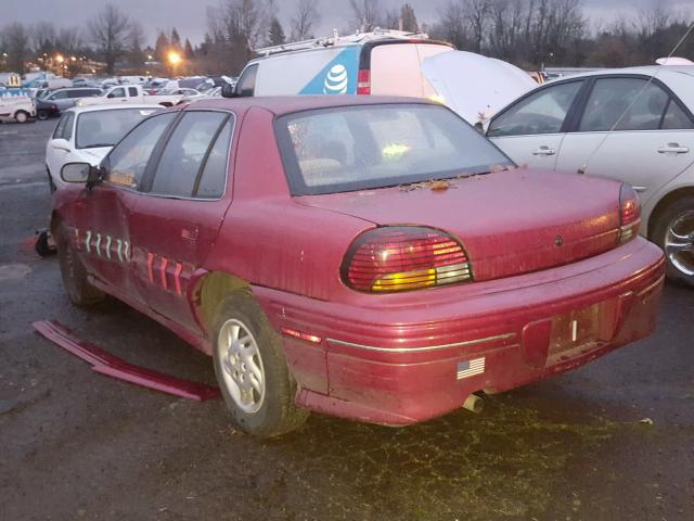 1G2NE52T7VM567810 - 1997 PONTIAC GRAND AM S RED photo 3