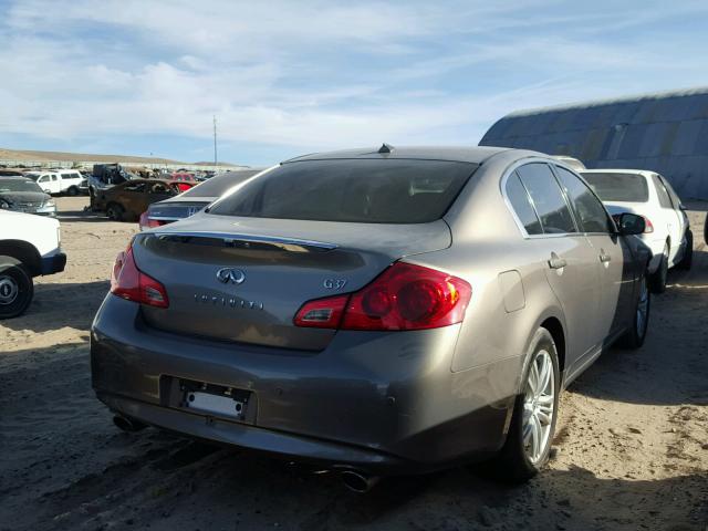 JN1CV6AP7BM508994 - 2011 INFINITI G37 BASE GRAY photo 4