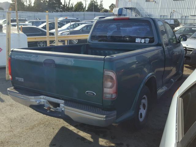 1FTZX1725XKA28844 - 1999 FORD F150 GREEN photo 4