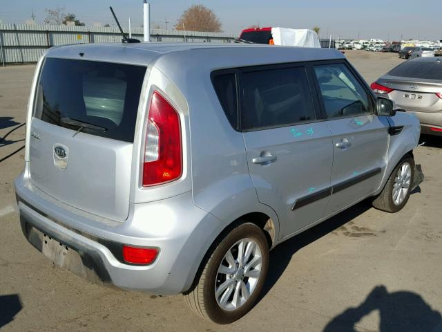 KNDJT2A60C7435798 - 2012 KIA SOUL + SILVER photo 4