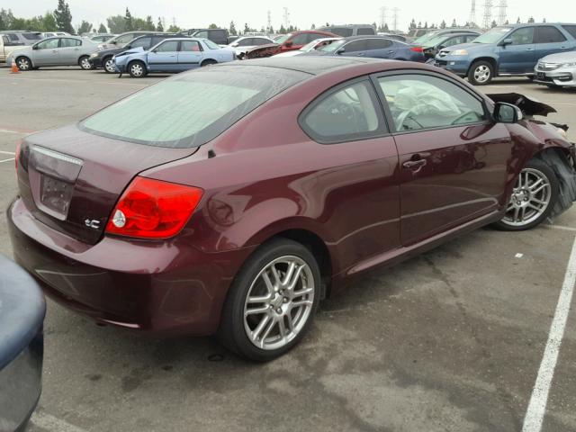 JTKDE167870181252 - 2007 TOYOTA SCION TC 栗色 照片 4