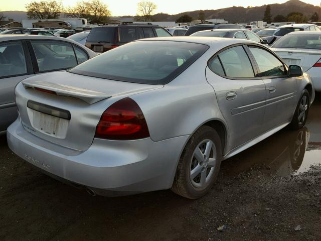 2G2WP522451351429 - 2005 PONTIAC GRAND PRIX SILVER photo 4