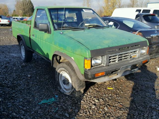 1N6ND11Y7HC387447 - 1987 NISSAN D21 SHORT GREEN photo 1