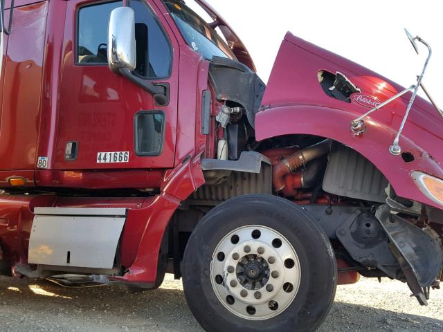 1XP7D49X19D781450 - 2009 PETERBILT 387 RED photo 9