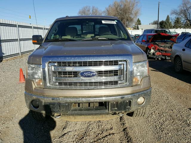 1FTFW1ET4DFD48680 - 2013 FORD F150 SUPER GOLD photo 9