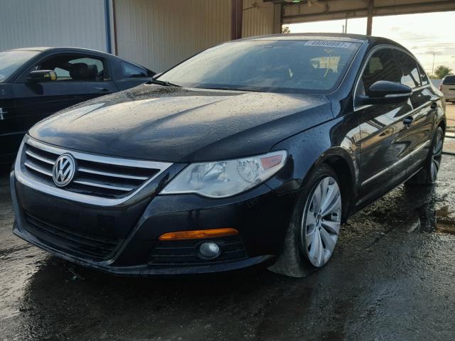 WVWMN7AN1AE556912 - 2010 VOLKSWAGEN CC SPORT BLACK photo 2