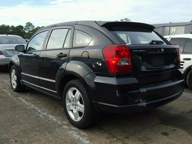 1B3HB48B78D721027 - 2008 DODGE CALIBER SX BLACK photo 3