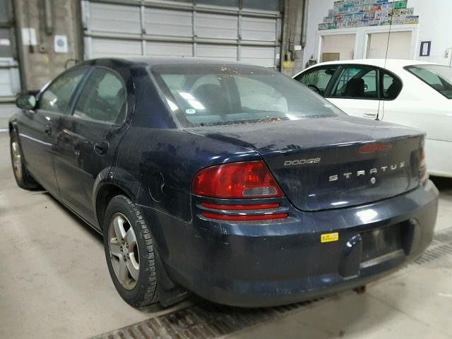 1B3EL46X53N544091 - 2003 DODGE STRATUS SE BLUE photo 3