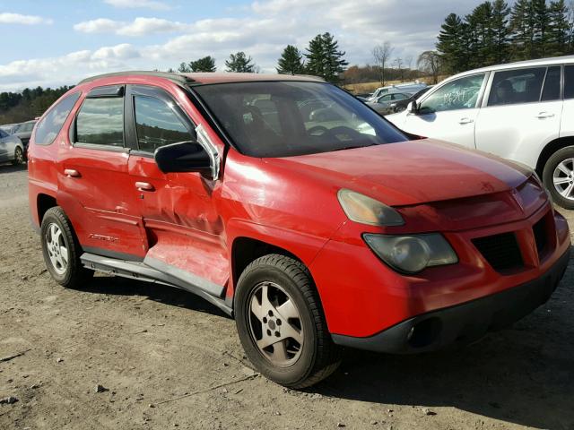 3G7DA03E92S566299 - 2002 PONTIAC AZTEK RED photo 1