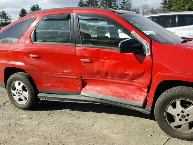 3G7DA03E92S566299 - 2002 PONTIAC AZTEK RED photo 9