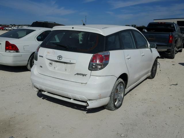 2T1KR32EX7C627703 - 2007 TOYOTA COROLLA MA WHITE photo 4