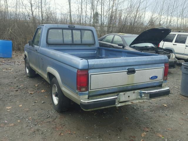 1FTCR10A4KUA30700 - 1989 FORD RANGER BLUE photo 3