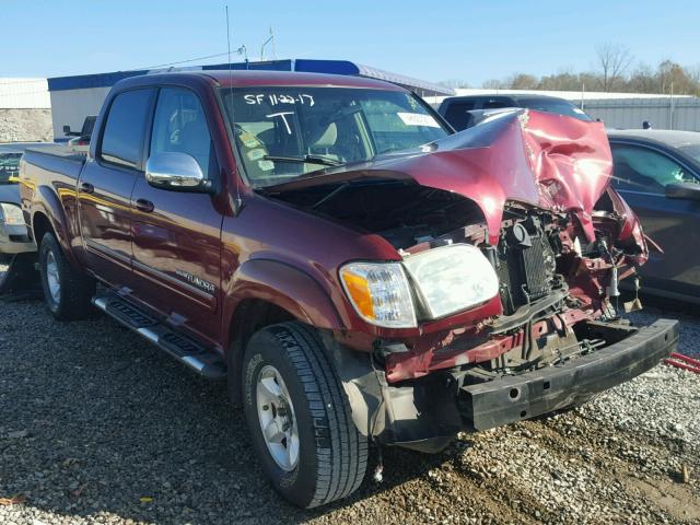 5TBDT44186S503941 - 2006 TOYOTA TUNDRA DOU MAROON photo 1