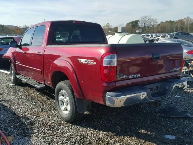 5TBDT44186S503941 - 2006 TOYOTA TUNDRA DOU MAROON photo 3