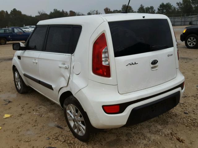 KNDJT2A6XC7418085 - 2012 KIA SOUL + WHITE photo 3