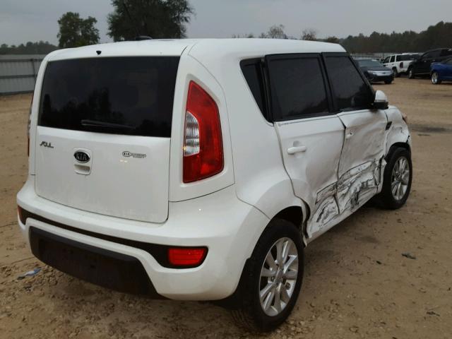 KNDJT2A6XC7418085 - 2012 KIA SOUL + WHITE photo 4