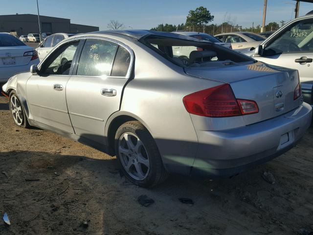 JNKCV51E83M019042 - 2003 INFINITI G35 SILVER photo 3