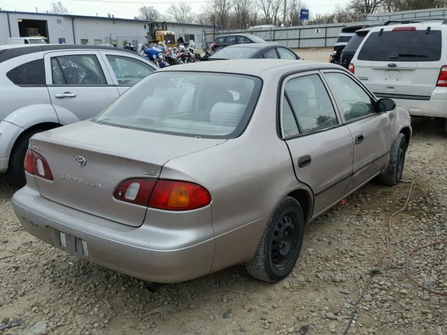 1NXBR12E3XZ215187 - 1999 TOYOTA COROLLA VE TAN photo 4