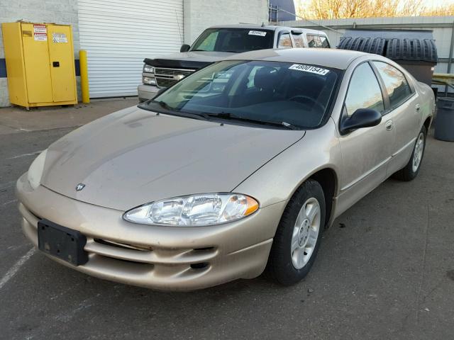 2B3HD46R02H235518 - 2002 DODGE INTREPID S GOLD photo 2