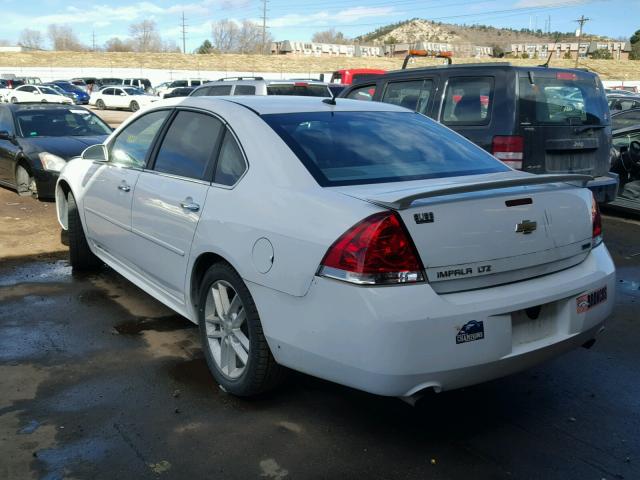 2G1WC5E38D1203190 - 2013 CHEVROLET IMPALA LTZ WHITE photo 3