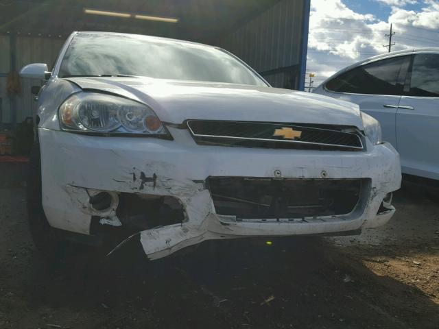 2G1WC5E38D1203190 - 2013 CHEVROLET IMPALA LTZ WHITE photo 9