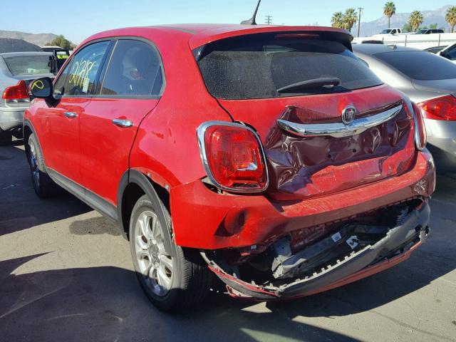 ZFBCFXBT8GP367809 - 2016 FIAT 500X EASY RED photo 3