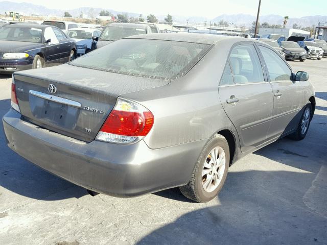 4T1BF32K75U619679 - 2005 TOYOTA CAMRY LE BEIGE photo 4