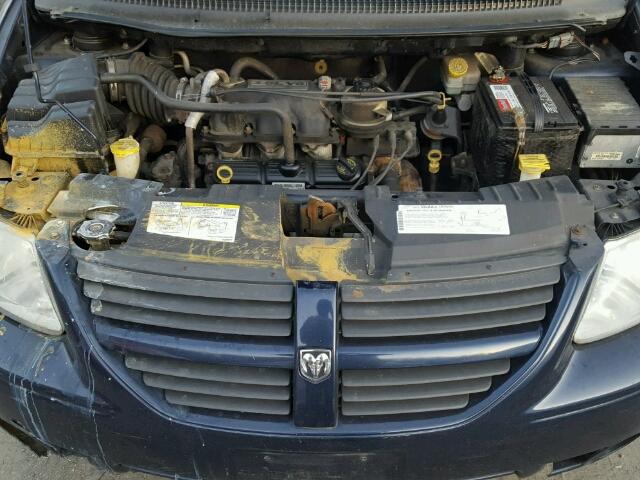 2D4GP44L06R846555 - 2006 DODGE GRAND CARA BLUE photo 7