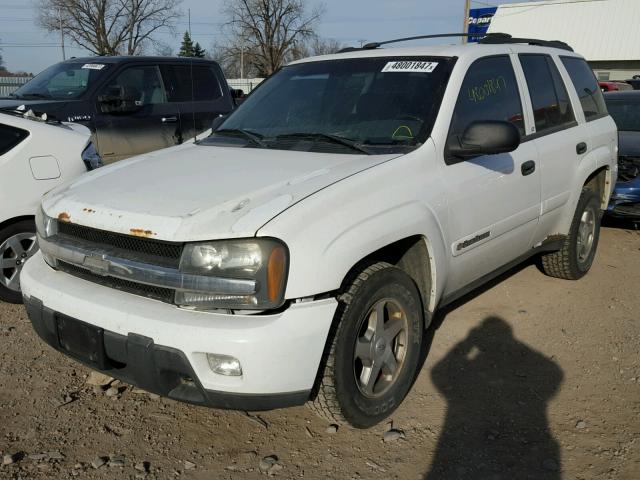 1GNDT13S632299148 - 2003 CHEVROLET TRAILBLAZE WHITE photo 2