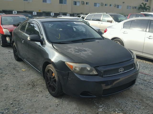 JTKDE177360107850 - 2006 TOYOTA SCION TC BLACK photo 1