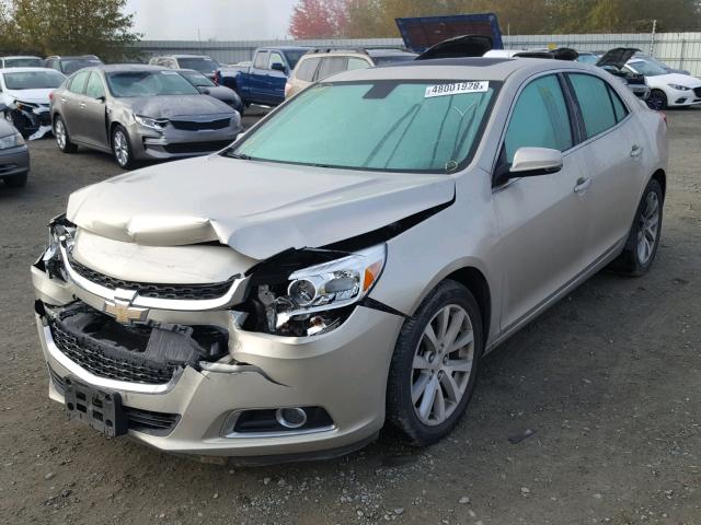 1G11H5SL8EF278546 - 2014 CHEVROLET MALIBU LTZ 棕色 照片 2