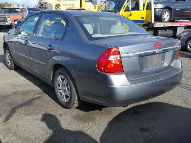 1G1ZS51F26F245205 - 2006 CHEVROLET MALIBU LS Boz foto 3