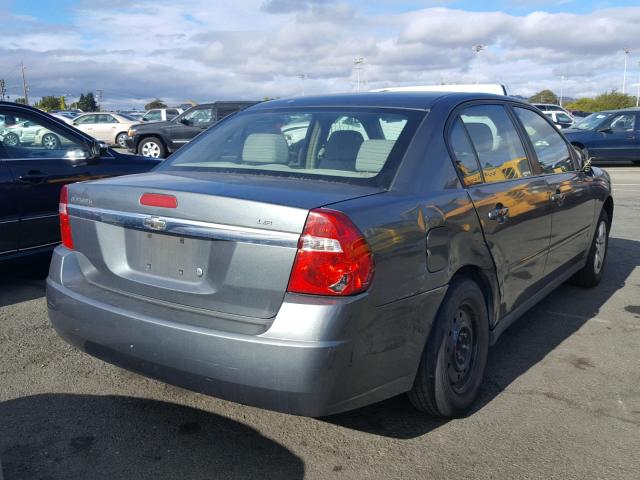 1G1ZS51F26F245205 - 2006 CHEVROLET MALIBU LS Boz foto 4