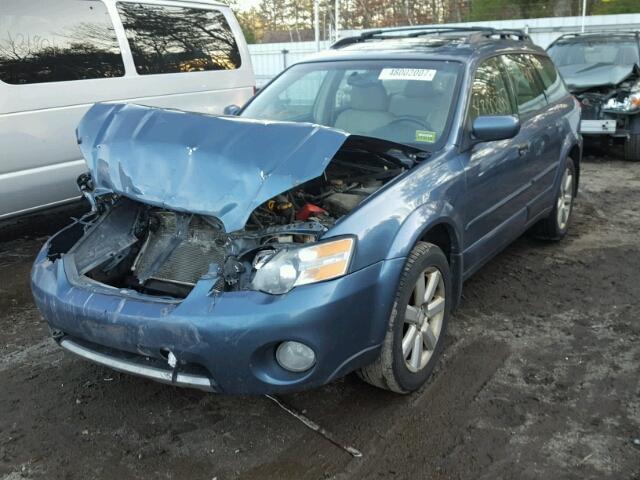 4S4BP62C067304455 - 2006 SUBARU LEGACY OUT BLUE photo 2