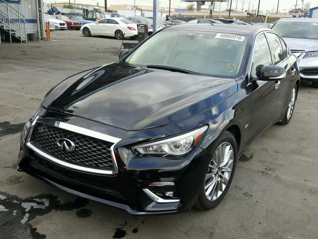 JN1EV7AP0JM353721 - 2018 INFINITI Q50 LUXE BLACK photo 2